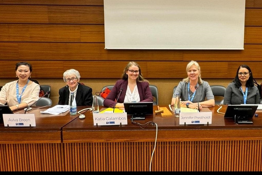 The Advocates presenting in Geneva.